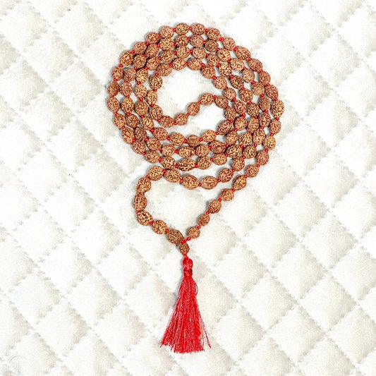 3 Mukhi Rudraksha Mala with 108 beads