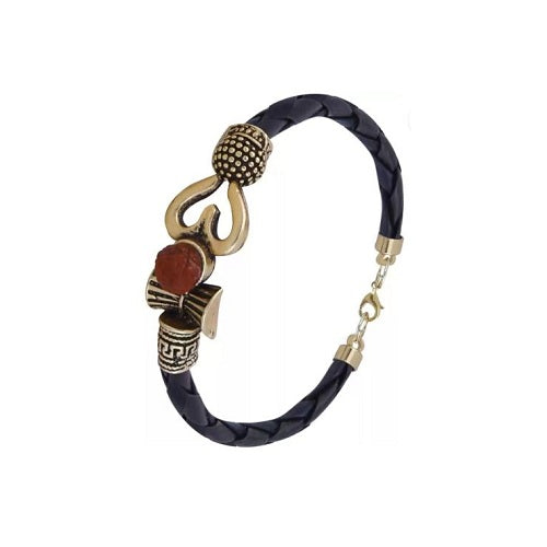 Rudraksha Trishul Damru Bracelet