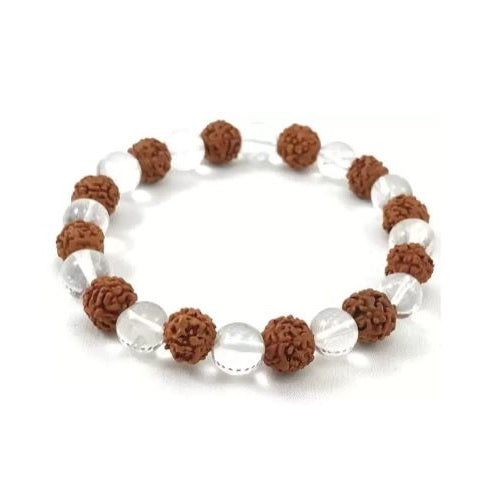 Rudraksha Crystal Bracelet