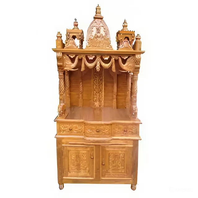 Wooden Pooja Mandir for Home