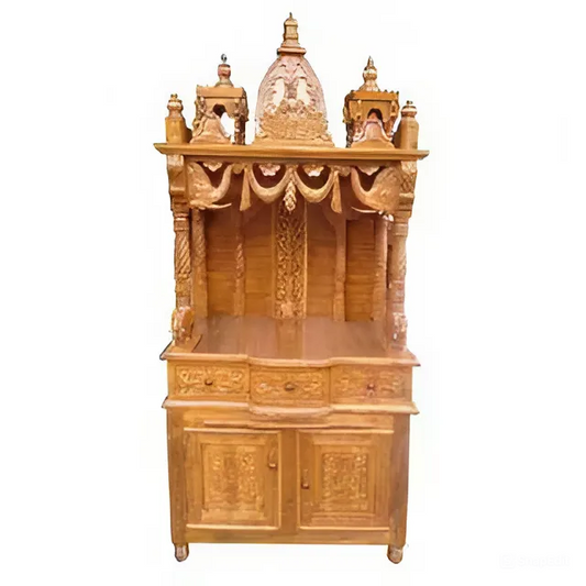 Wooden Pooja Mandir for Home