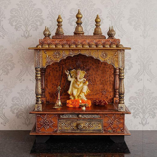 Copper Pooja Mandir Without Doors
Online
