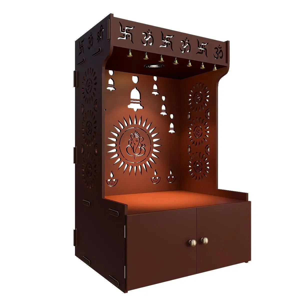 Wooden Brown Home Temple