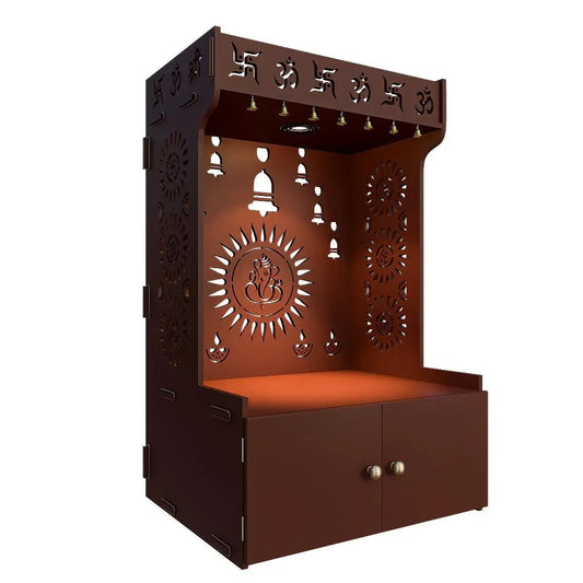 Wooden Brown Home Temple