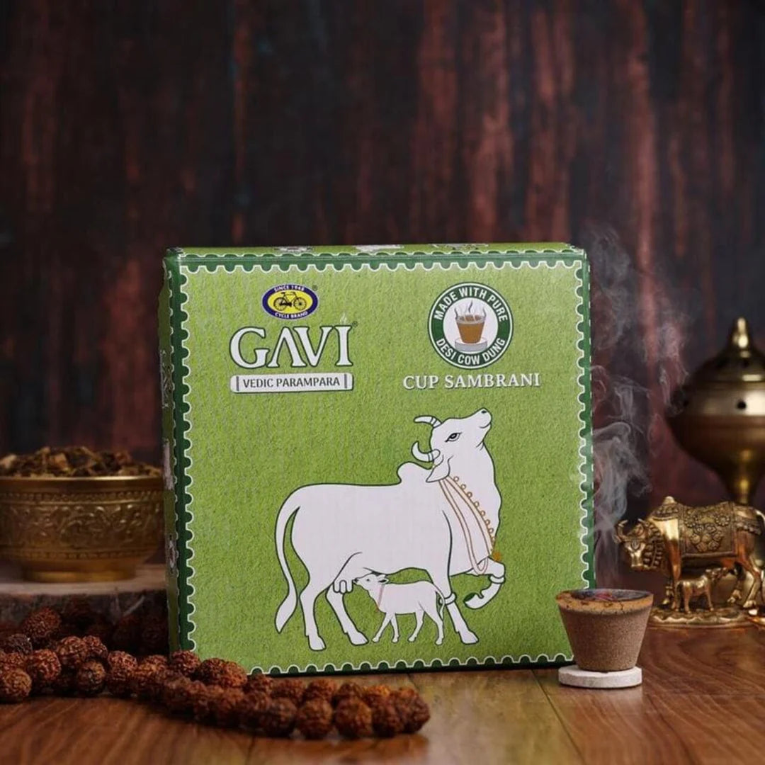 Desi Gau Cup Sambrani
