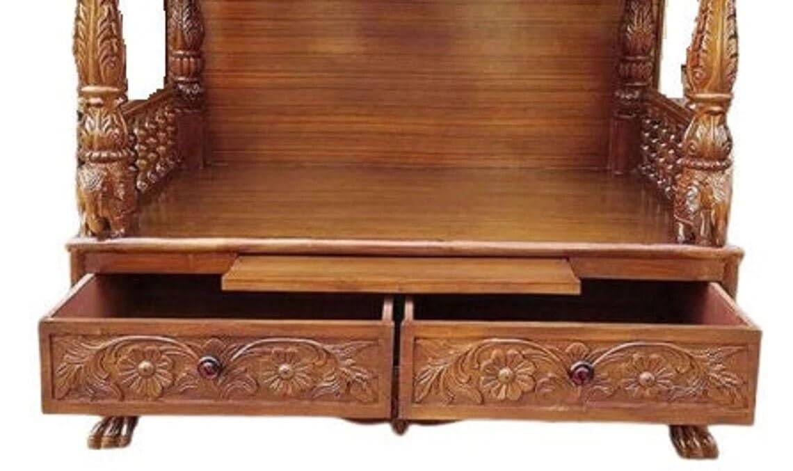 Wooden Mandir for Home Prayer