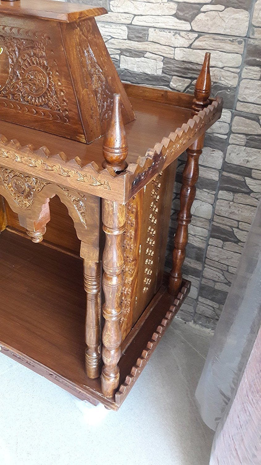 Handcrafted Wooden  Pooja Mandir