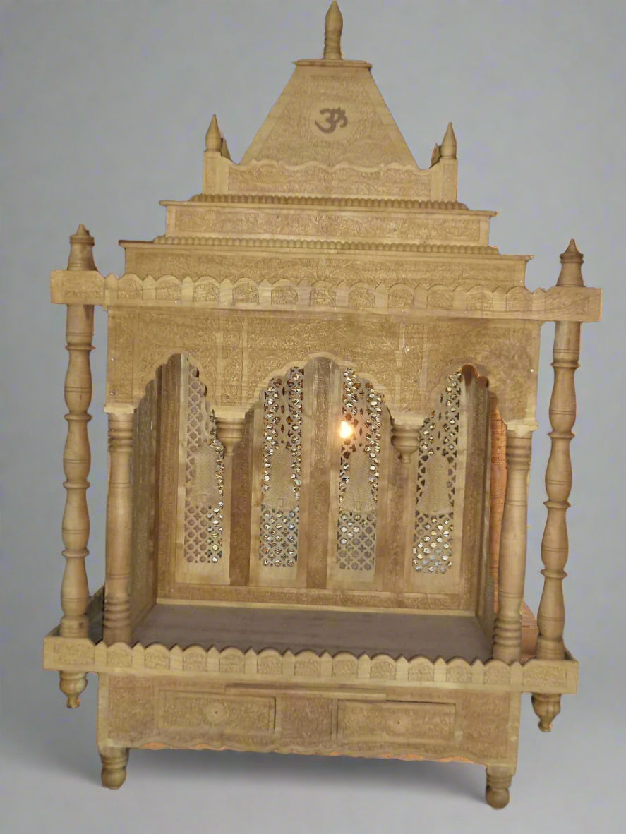 sheesham Wooden Temple for Home