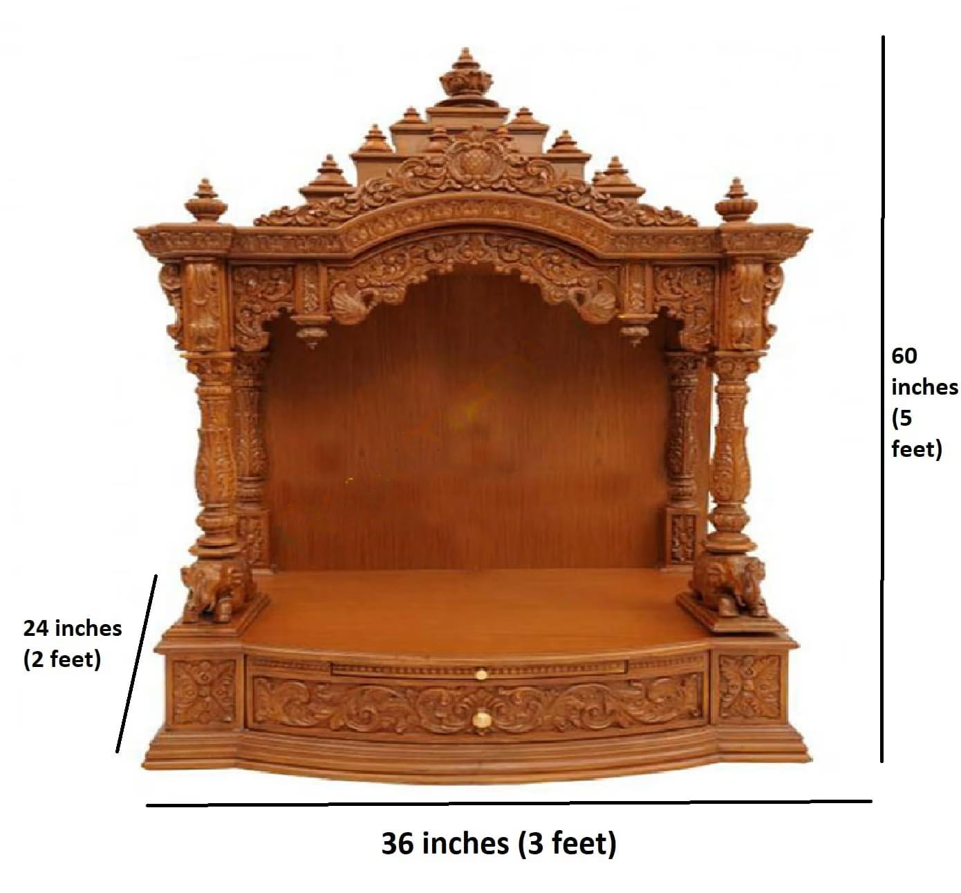 Teakwood Temple for Home