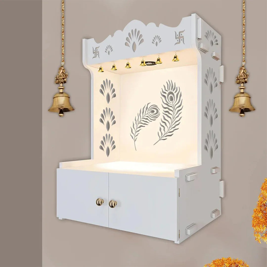 White Wooden Temple for Home