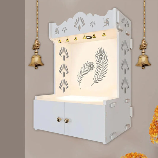 White Wooden Temple for Home