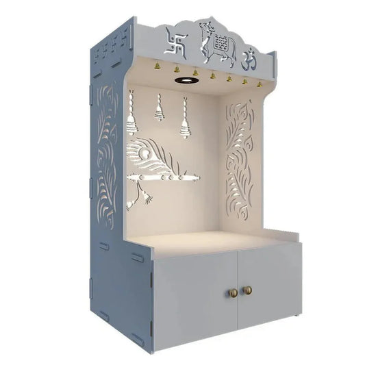 Handcrafted wooden pooja mandir