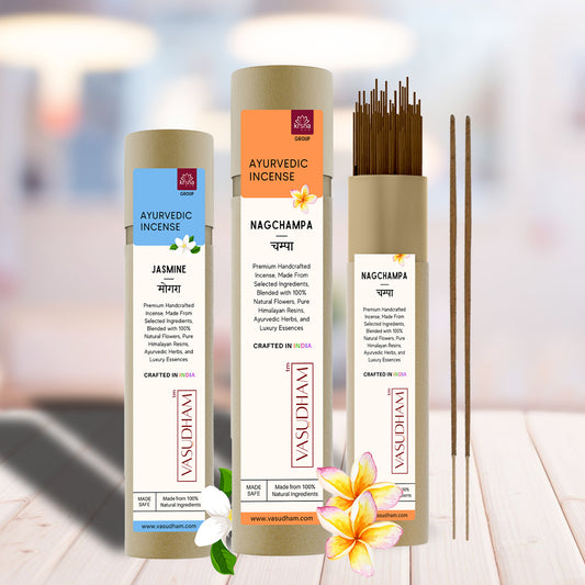 Ayurvedic incense in a combo pack