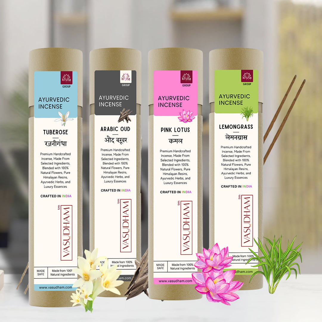 Pink Lotus, Arabic Oud, Lemongrass and Tuberose Combo Pack