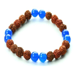 5 Mukhi Rudraksh Blue Moti