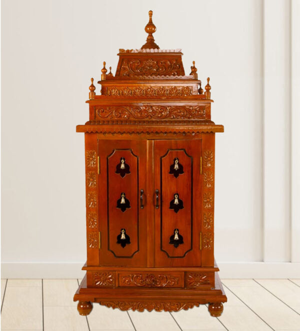 Teak Wood Mandir For Home