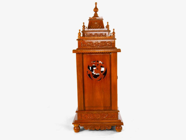 Teak wood home pooja mandir