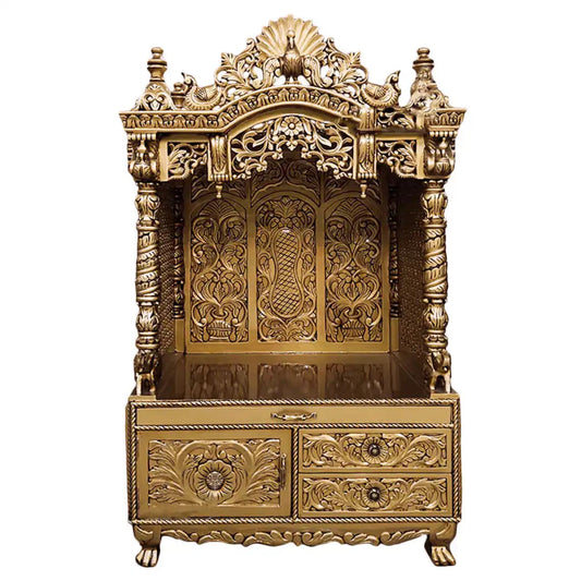 Teak Wood Mandir For Home