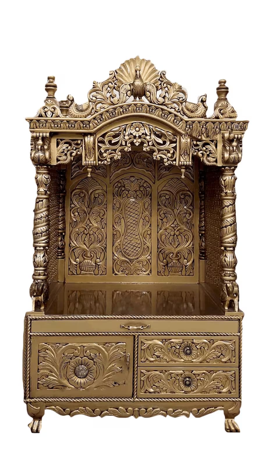 Wood Mandir For Home