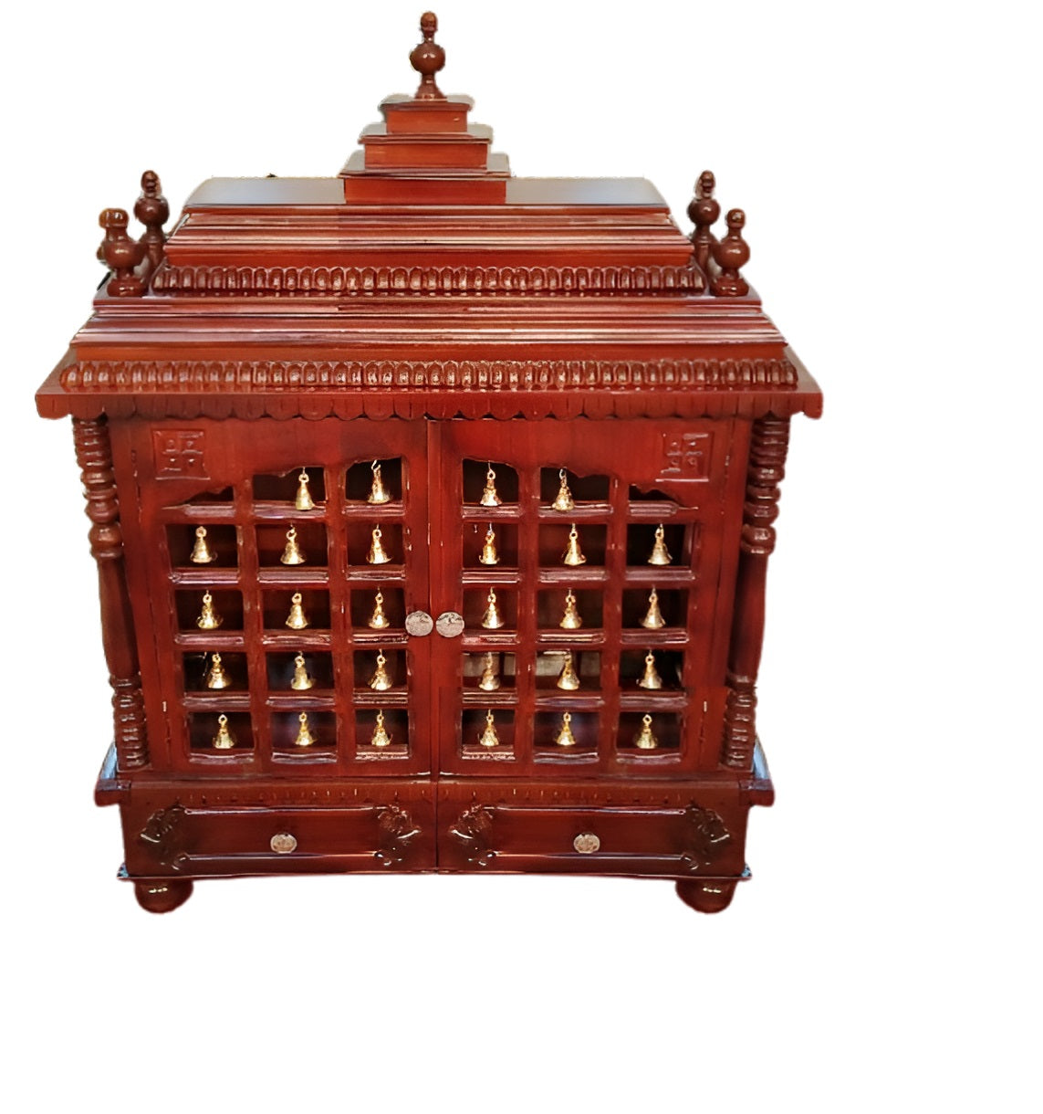 Teak Wood Pooja Mandir