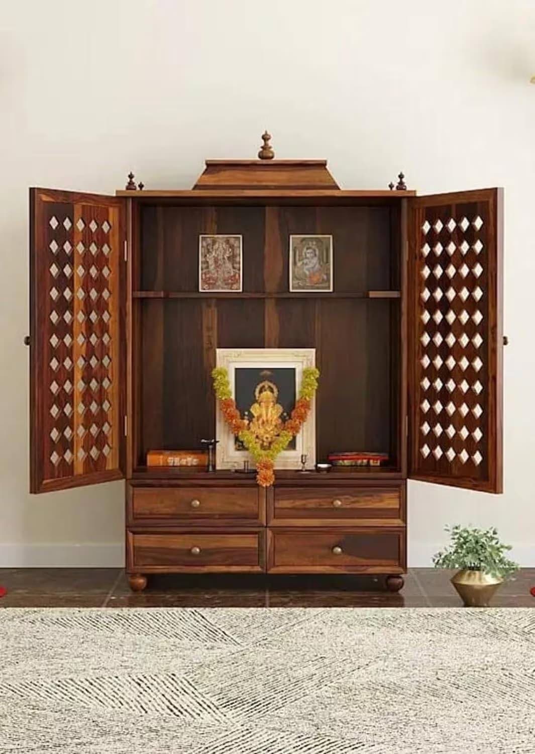 Teak Wood Temple for Home