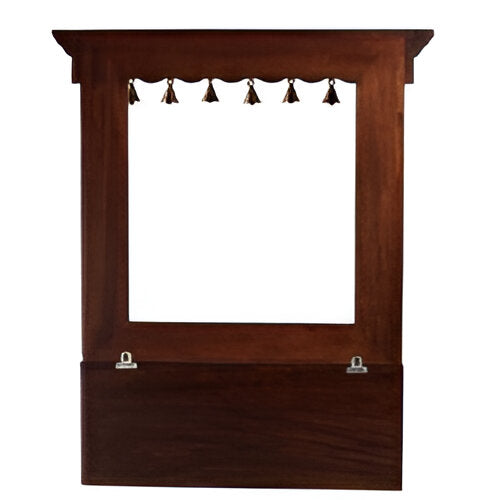Wall-Mounted Wooden Temple
