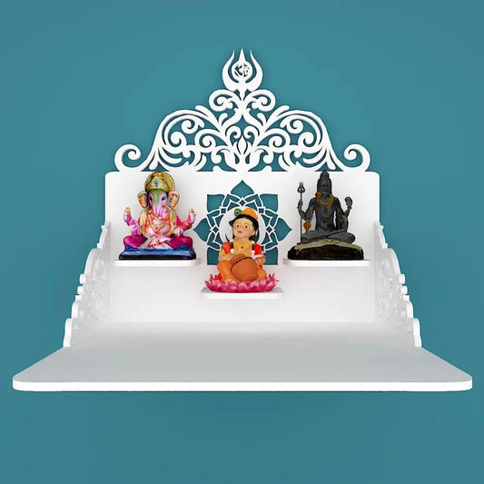 wall hanging wooden temple