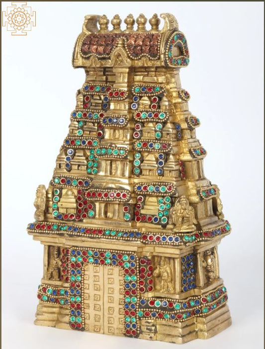 Meenakshi Temple In Brass