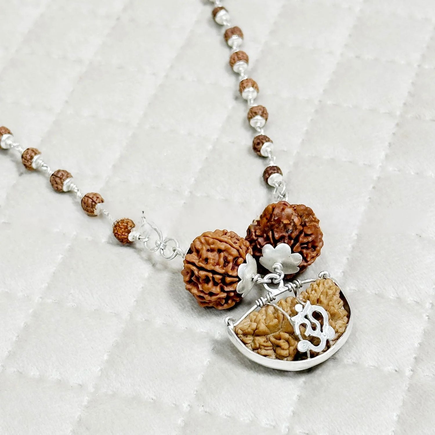 Rudraksha Mala and Pendant
