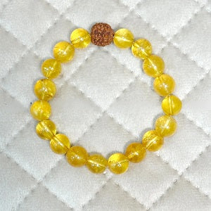 yellow bead bracelet