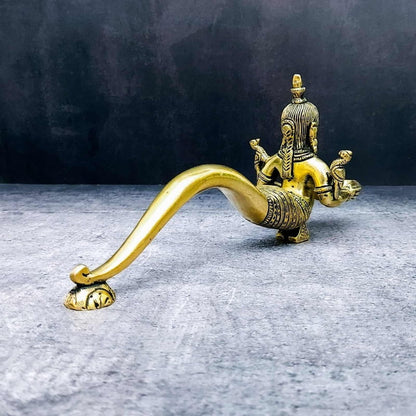 Brass Naga Kanya Diya