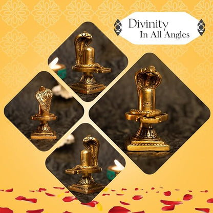 100% Pure Brass Shivling for Home Puja