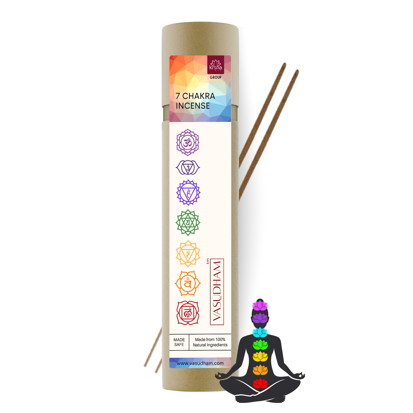 Seven Chakra Incense Stick Pack