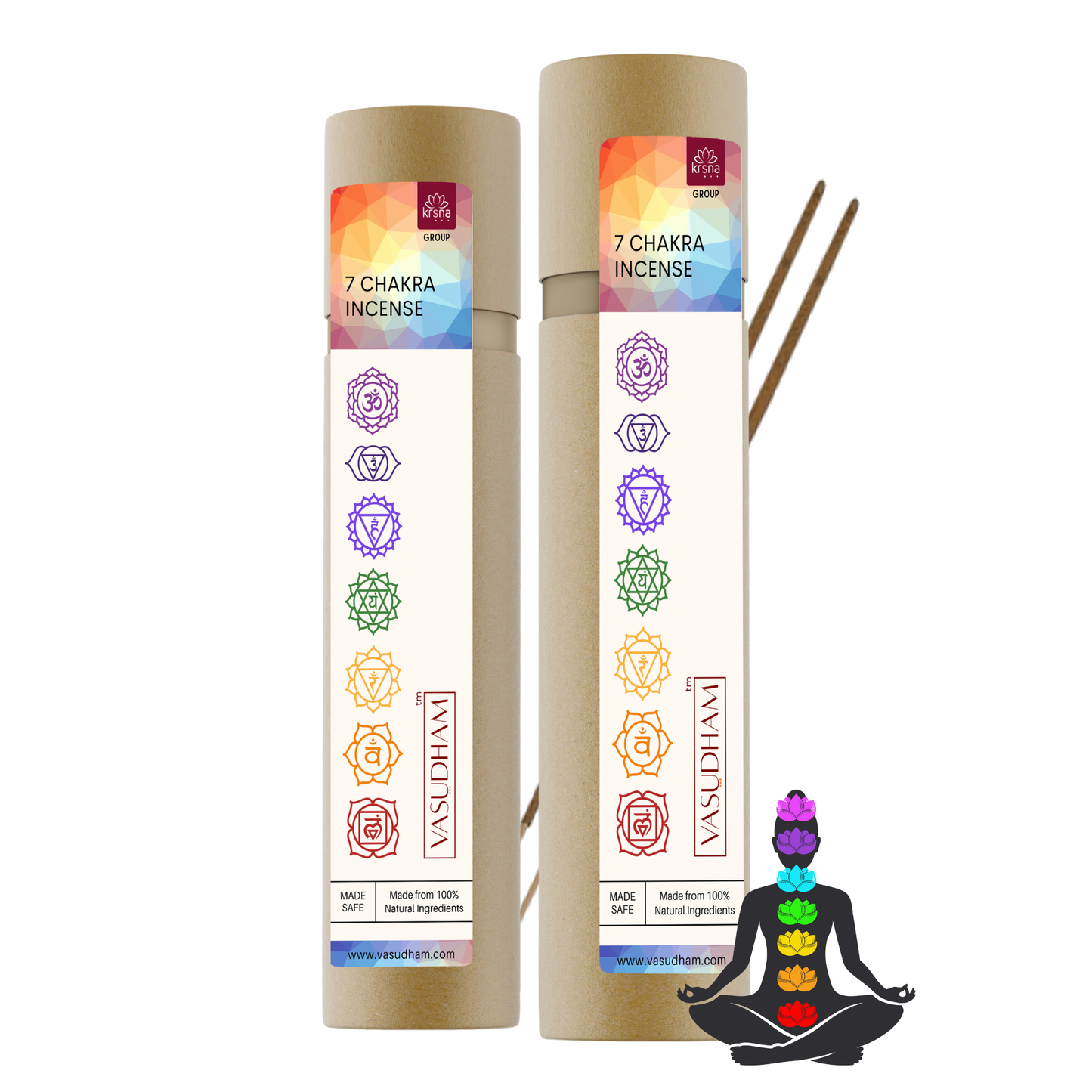 Seven Chakra Incense Stick Pack