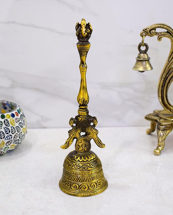 Brass Big Puja Hand Bell