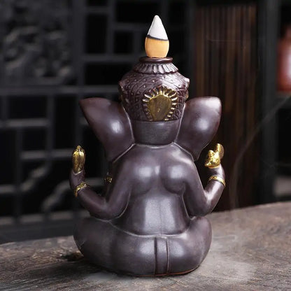 Ganesha Backflow Incense Burner