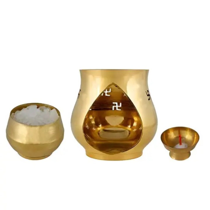 Brass Kapoor Lamp
