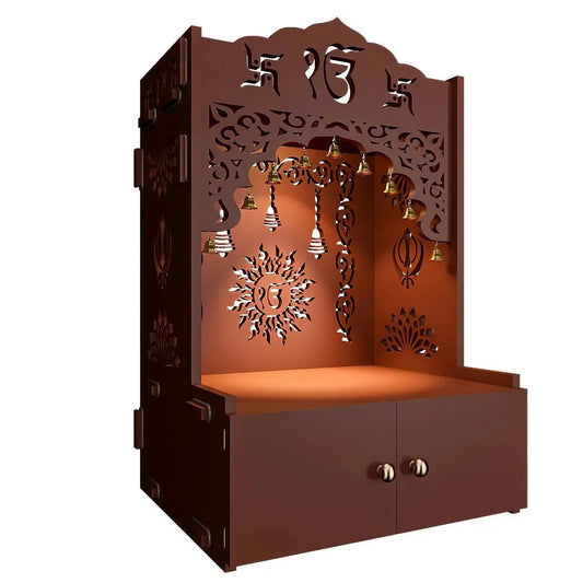Handcrafted Wooden Mandir