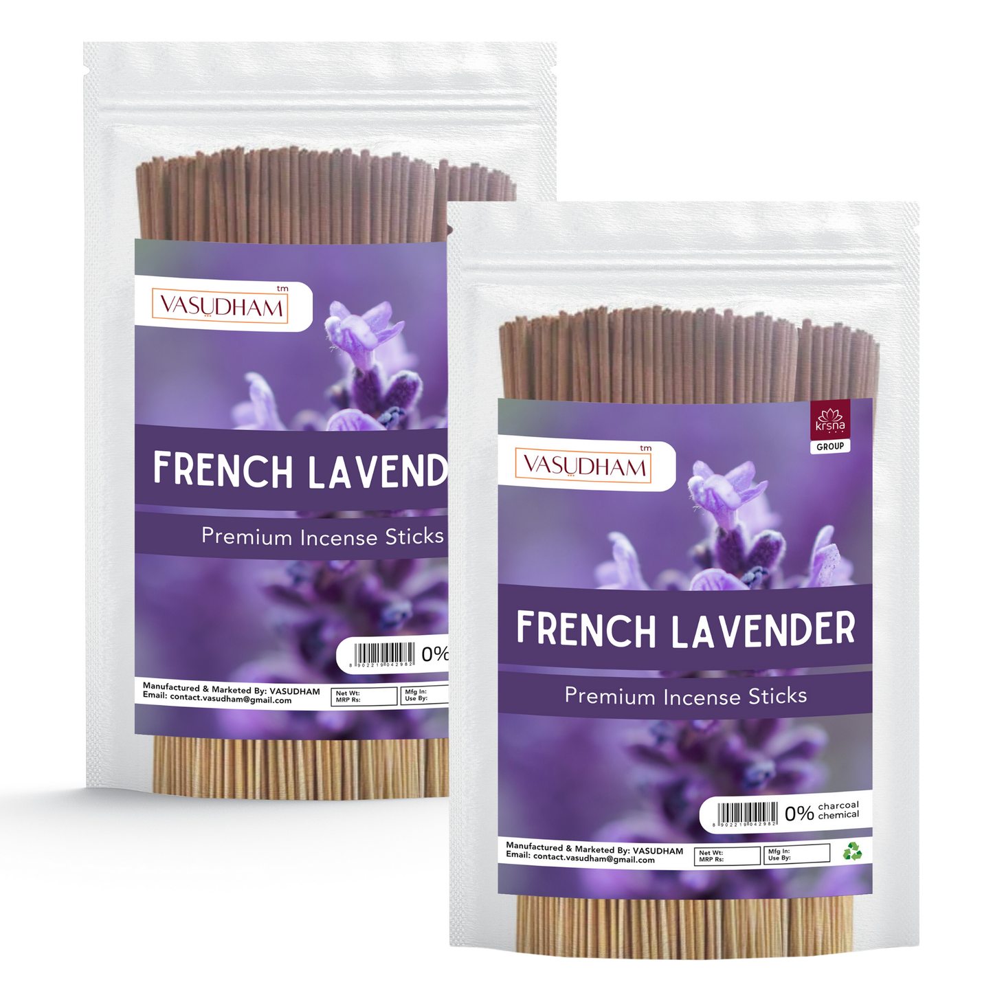 Ocean Aqua and French Lavdender Incense Bulk Combo Pack