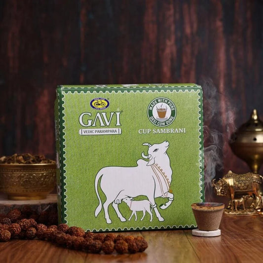 Desi Gau Cup Sambrani