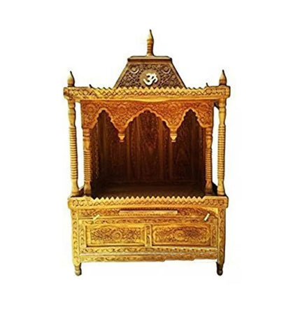 Sheesham Wood Pooja Mandir for Home