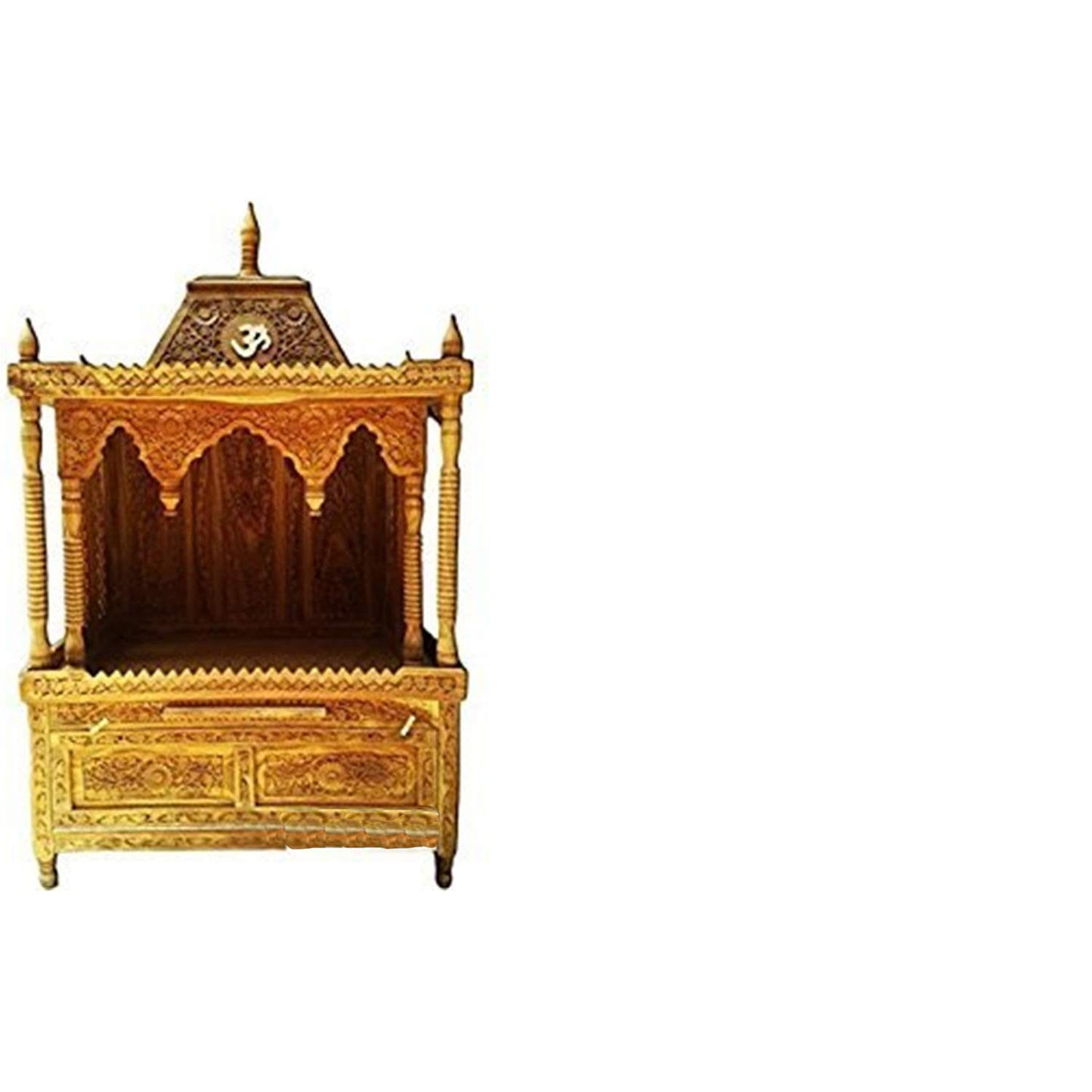 Sheesham Wood Pooja Mandir for Home