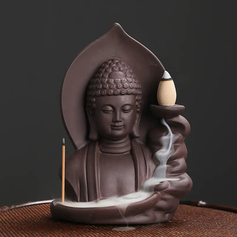 Budhha Auspicious Clouds Incense Burner Holder