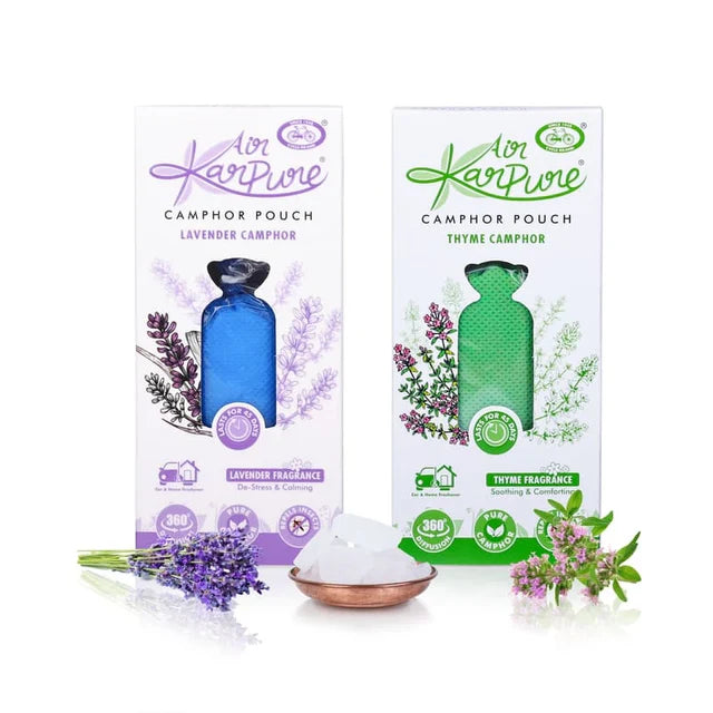 Camphor Pouch Combo Thyme & Lavender Fragrance