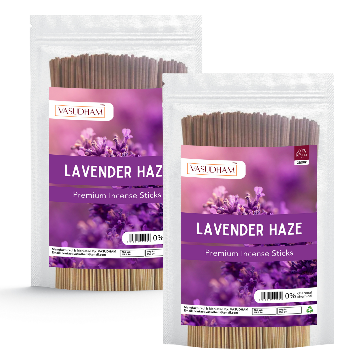 Nag Champa and Lavender Haze Incense Bulk Combo