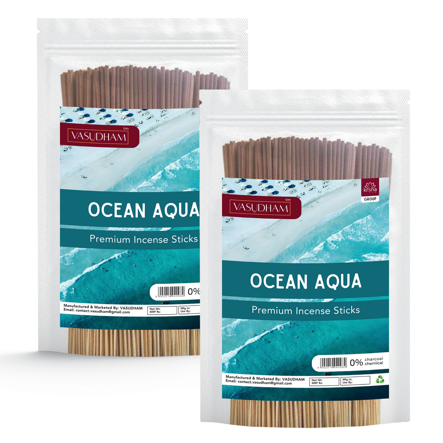 Ocean Aqua and French Lavdender Incense Bulk Combo Pack