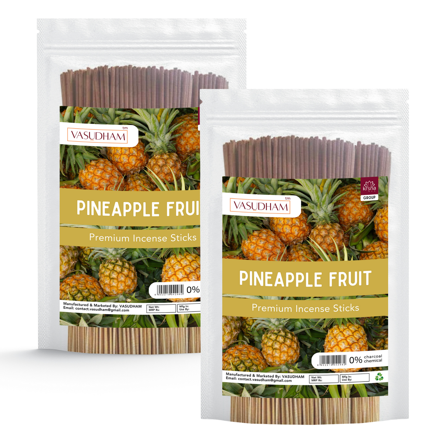 Ruh Gulab and Pineapple Fruit Bulk Combo Pack