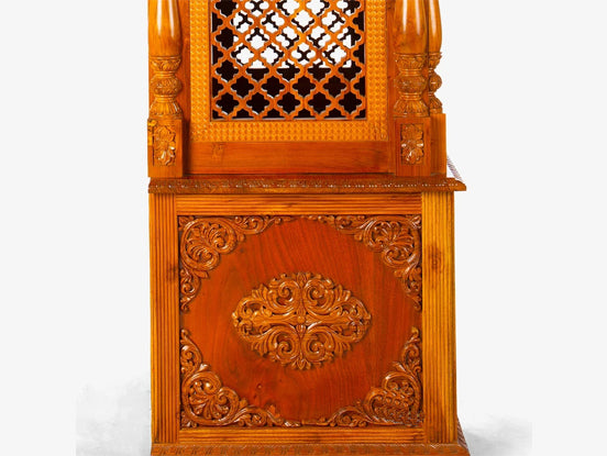 Pure Handicraft Teak Wood Pooja Mandir for Home