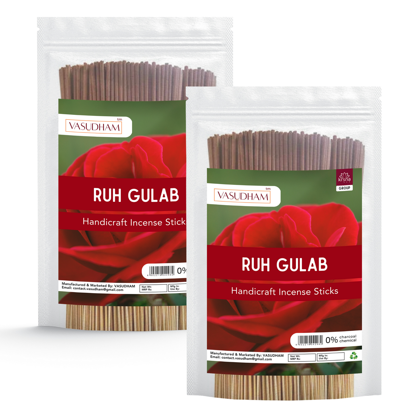 Ruh Gulab and Pineapple Fruit Bulk Combo Pack