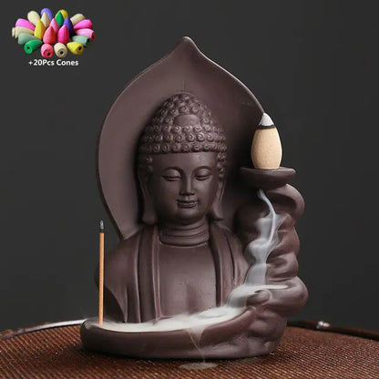 Budhha Auspicious Clouds Incense Burner Holder